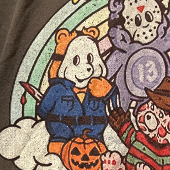 Scare Bears Graphic T-Shirt 2XL - Picture 4 of 9